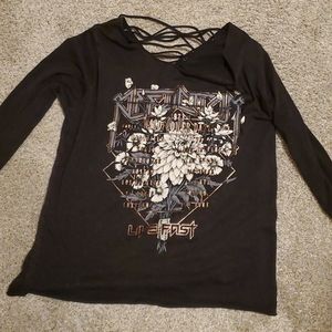 Affliction long sleeve top never worn brand new